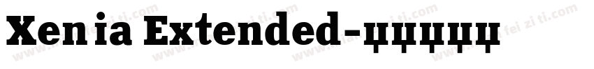 Xenia Extended字体转换